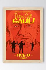 Better Call Saul Çerçeveli Tablo - Saul Goodman Poster Tablo