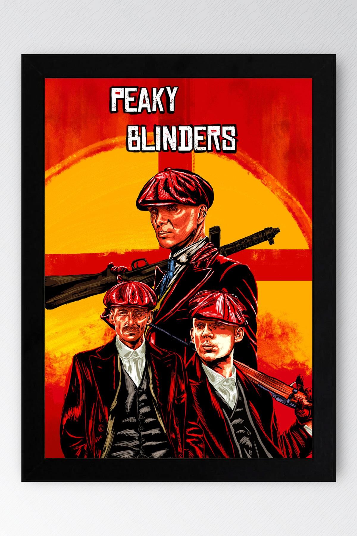Peaky Blinders Çerçeveli Tablo - Dizi Posteri Tablo