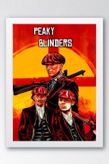Peaky Blinders Çerçeveli Tablo - Dizi Posteri Tablo