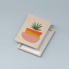 Bohem Soyut Kanvas Duvar Tablosu 3'lü Tablo Seti 40x55cm Boho Minimalist Canvas
