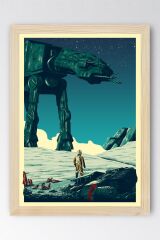 Star Wars Çerçeveli Tablo - Uzay Savaşları Fim Posteri Tablo