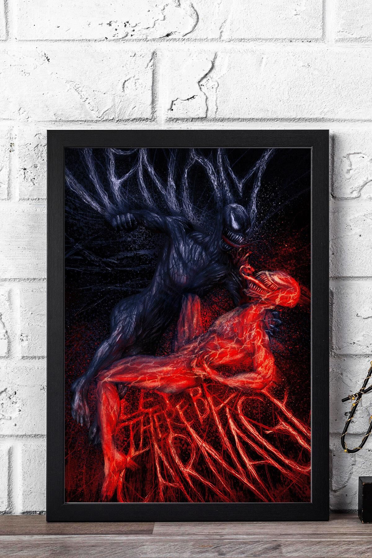 Venom Çerçeveli Tablo - Marvel Film Posteri Tablo