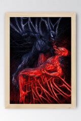 Venom Çerçeveli Tablo - Marvel Film Posteri Tablo
