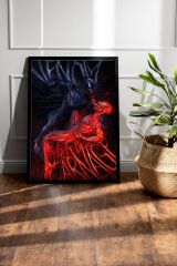 Venom Çerçeveli Tablo - Marvel Film Posteri Tablo