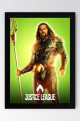 Adalet Birliği Aquaman Çerçeveli Tablo - Justice League Poster Tablo