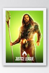Adalet Birliği Aquaman Çerçeveli Tablo - Justice League Poster Tablo