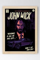 John Wick Çerçeveli Tablo - Film Posteri Tablo