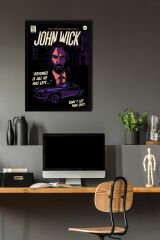 John Wick Çerçeveli Tablo - Film Posteri Tablo