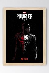 The Punisher Çerçeveli Tablo - Marvel Dizi Posteri Tablo