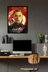Captain America Çerçeveli Tablo - Civil War Marvel Poster Tablo