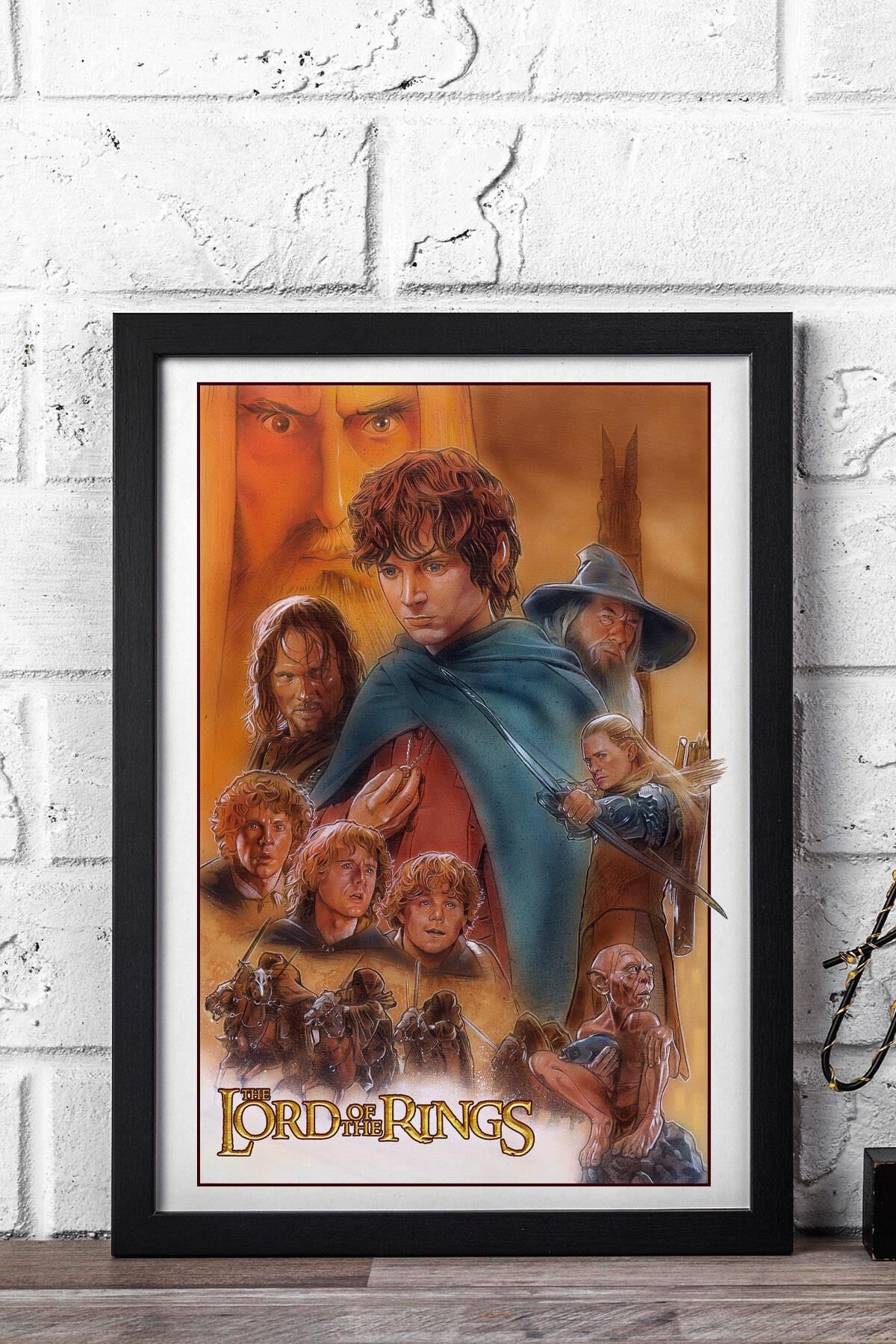 Yüzüklerin Efendisi Çerçeveli Tablo - Film Posteri Tablo