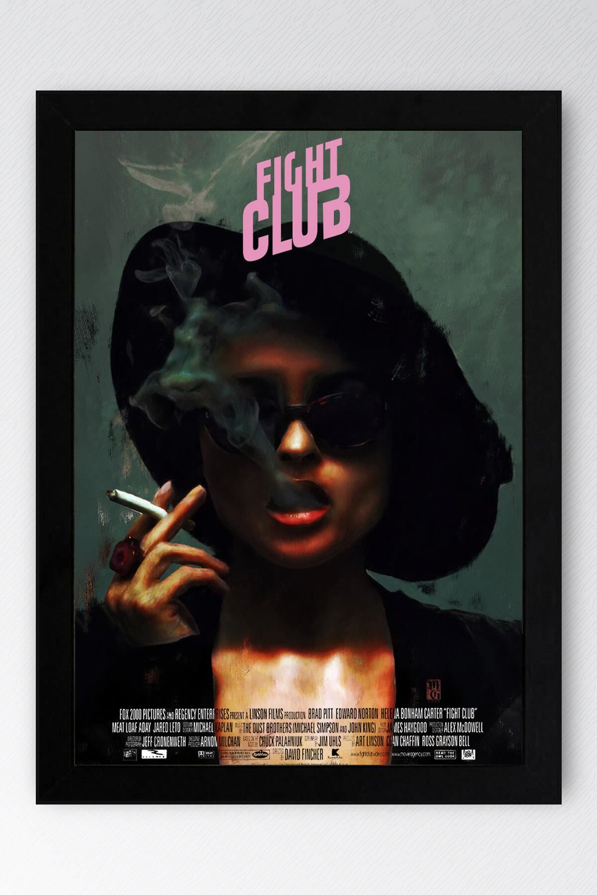 Fight Club Çerçeveli Tablo - Dövüş Kulübü Film Posteri Tablo