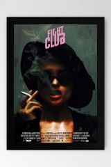 Fight Club Çerçeveli Tablo - Dövüş Kulübü Film Posteri Tablo