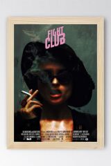 Fight Club Çerçeveli Tablo - Dövüş Kulübü Film Posteri Tablo