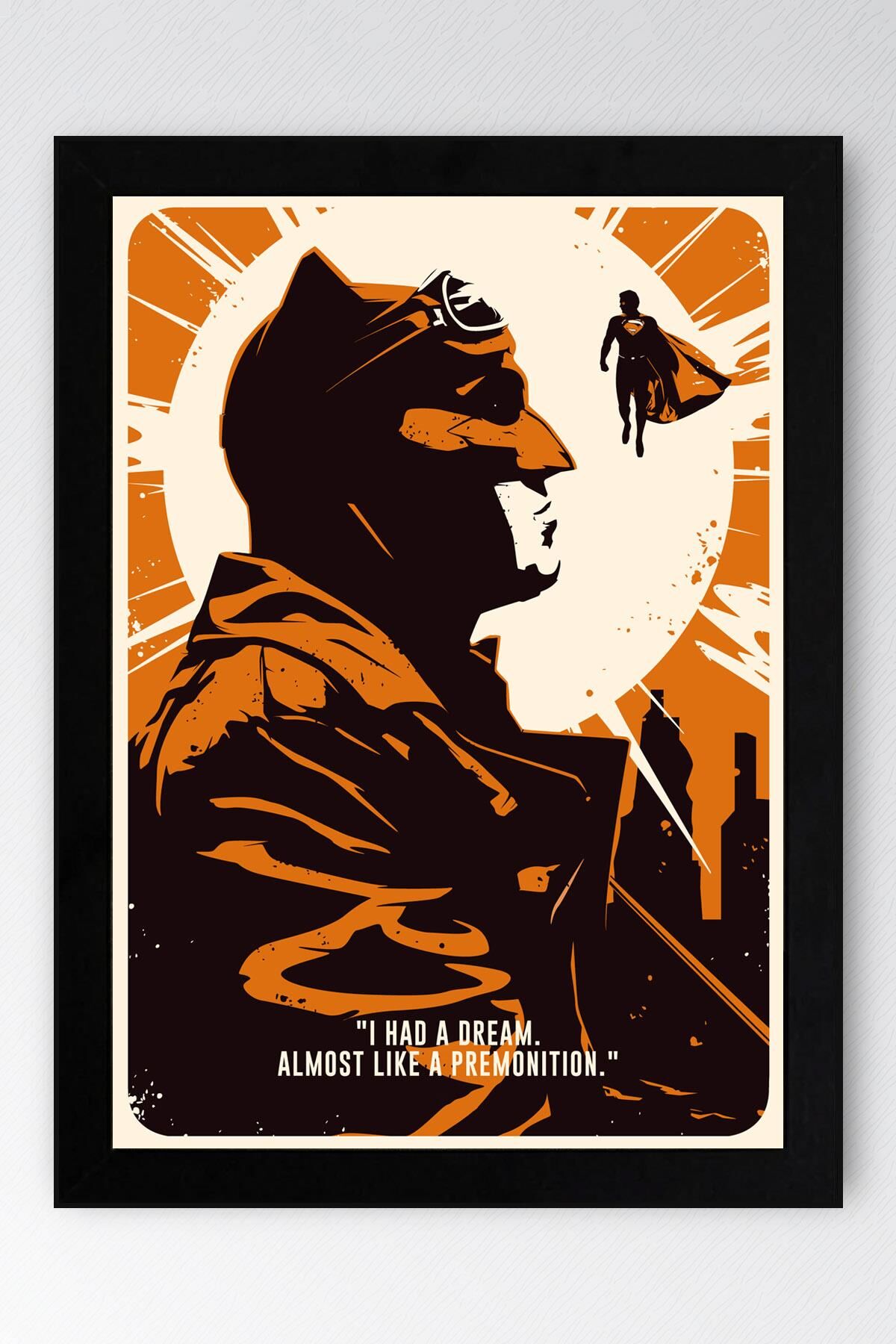 Batman vs Superman Çerçeveli Tablo - Poster Tablo