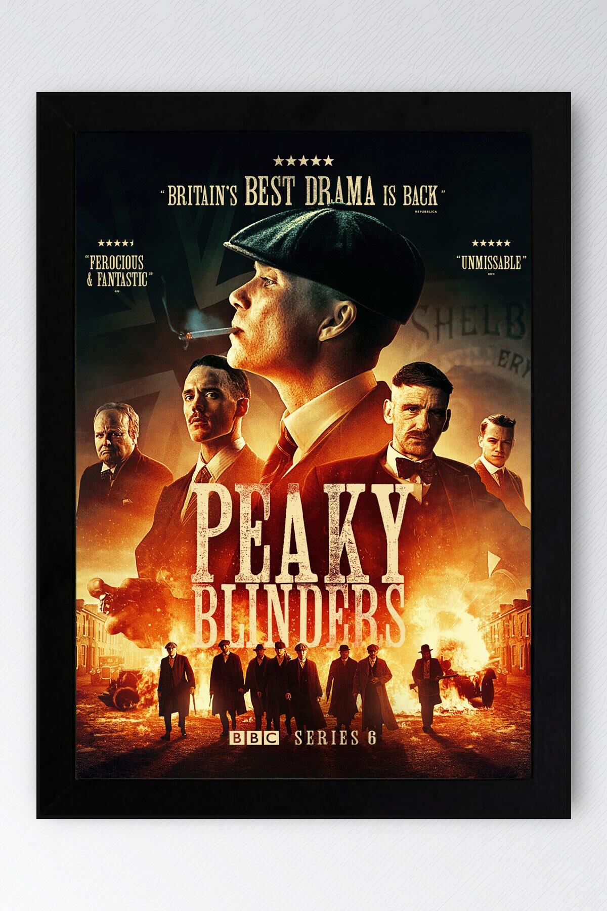 Peaky Blinders Çerçeveli Tablo - Dizi Posteri Tablo