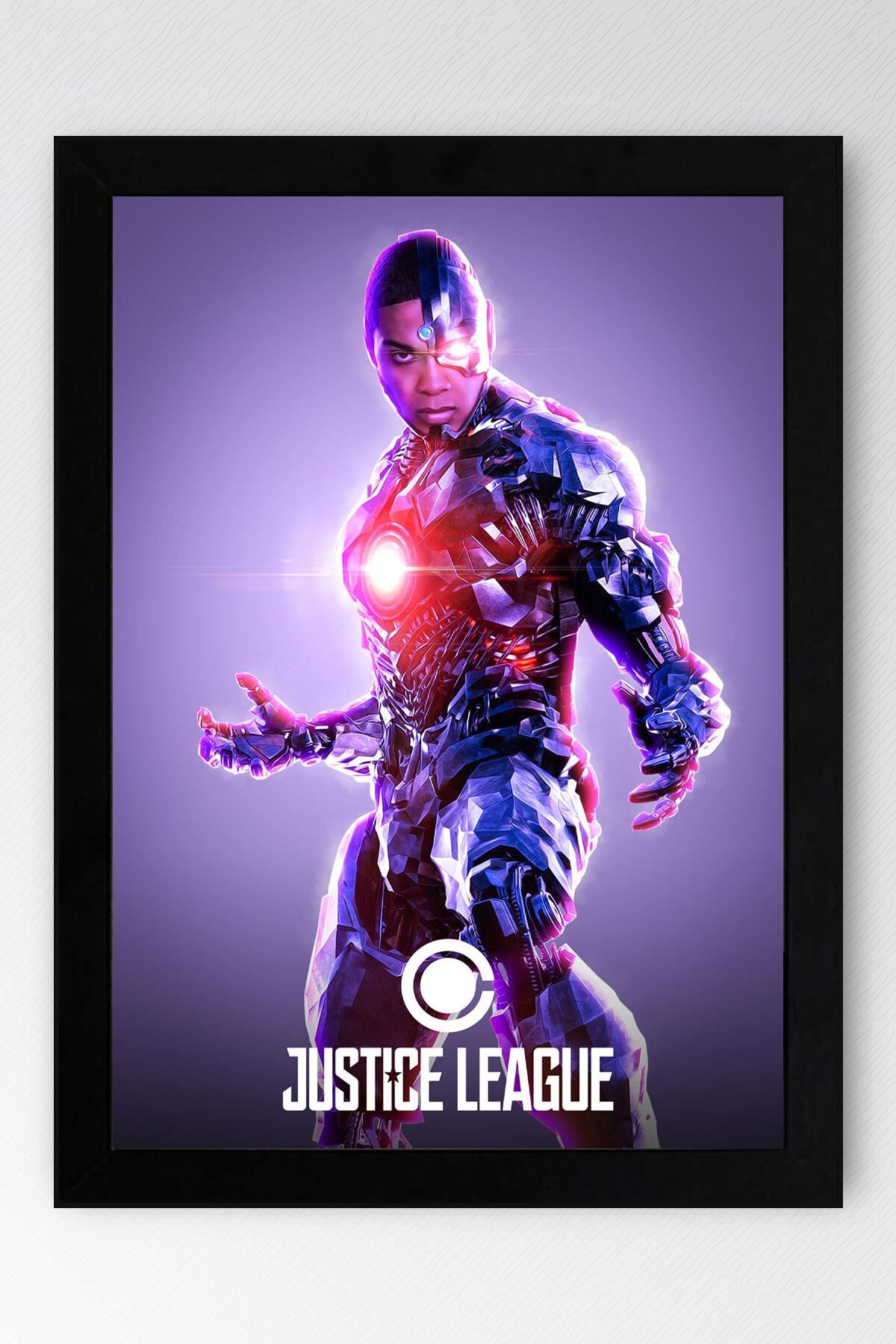 Adalet Birliği Cyborg Çerçeveli Tablo - Justice League Poster Tablo