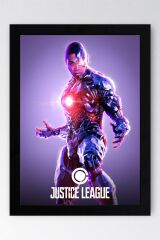 Adalet Birliği Cyborg Çerçeveli Tablo - Justice League Poster Tablo