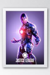 Adalet Birliği Cyborg Çerçeveli Tablo - Justice League Poster Tablo