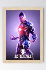 Adalet Birliği Cyborg Çerçeveli Tablo - Justice League Poster Tablo