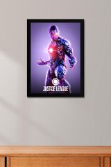 Adalet Birliği Cyborg Çerçeveli Tablo - Justice League Poster Tablo
