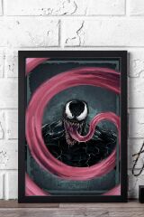 Venom Çerçeveli Tablo - Marvel Film Posteri Tablo