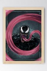 Venom Çerçeveli Tablo - Marvel Film Posteri Tablo