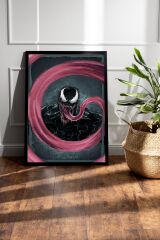Venom Çerçeveli Tablo - Marvel Film Posteri Tablo