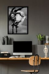 Death Note Çerçeveli Tablo - Ölüm Defteri Manga Anime Poster Tablo