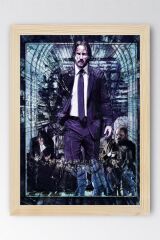 John Wick Çerçeveli Tablo - Film Posteri Tablo