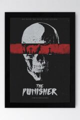 The Punisher Çerçeveli Tablo - Marvel Dizi Posteri Tablo