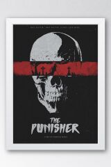 The Punisher Çerçeveli Tablo - Marvel Dizi Posteri Tablo