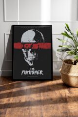 The Punisher Çerçeveli Tablo - Marvel Dizi Posteri Tablo