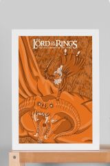 Yüzüklerin Efendisi Çerçeveli Tablo - Gandalf Balrog Posteri Tablo