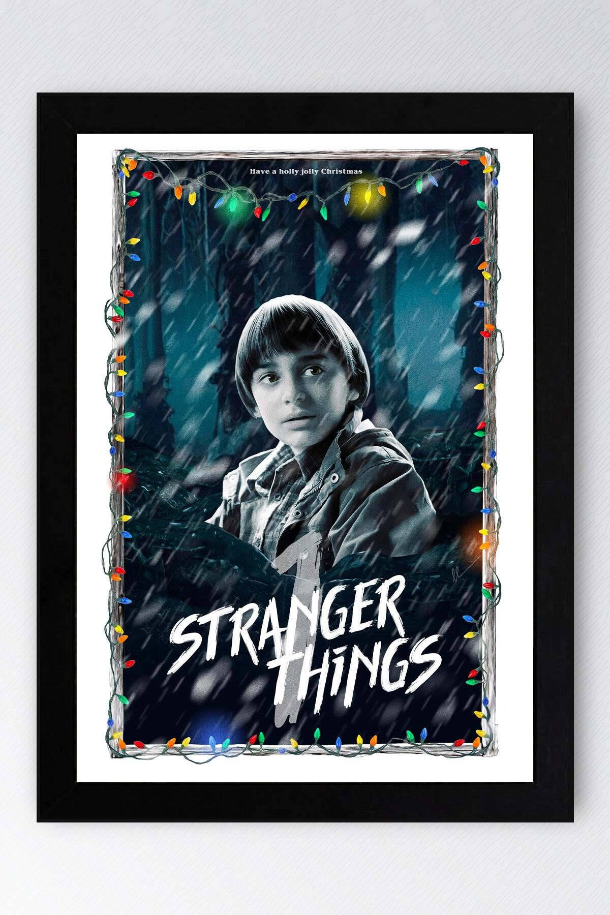 Stranger Things Çerçeveli Tablo - 1.Sezon Dizi Posteri Tablo