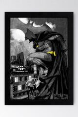 The Batman Çerçeveli Tablo - Çizgi Roman Tasarımlı Poster Tablo