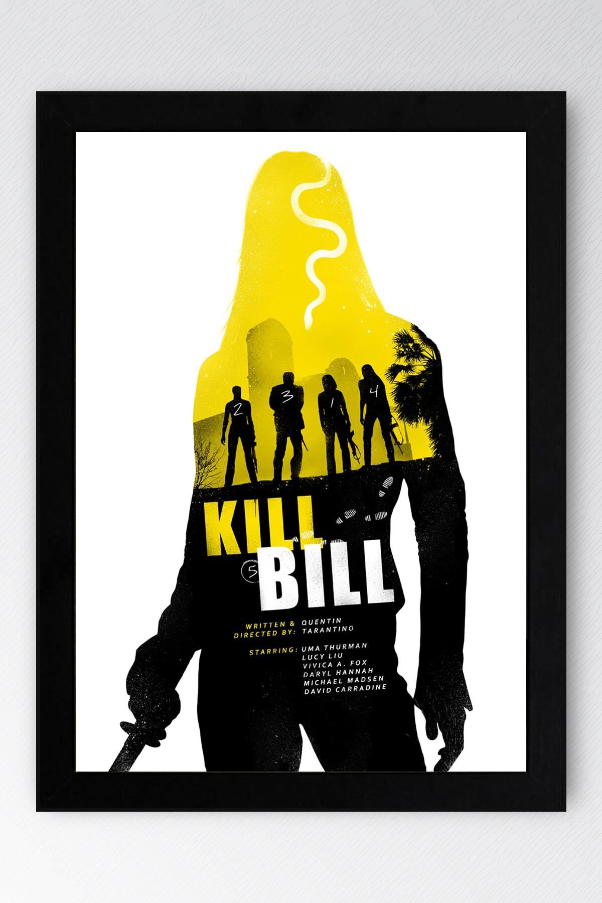 Kill Bill Çerçeveli Tablo - Film Posteri Tablo