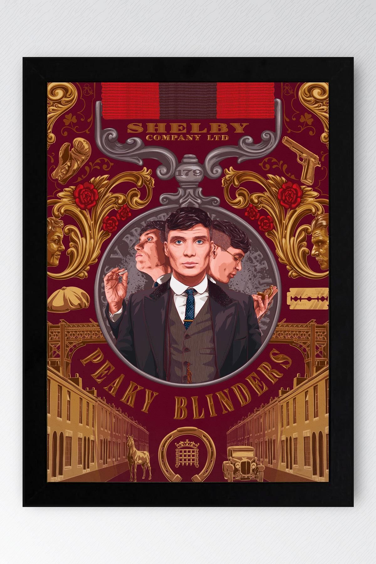 Peaky Blinders Çerçeveli Tablo - Dizi Posteri Tablo