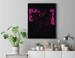 Black Pink Kanvas Tablo 40x55cm