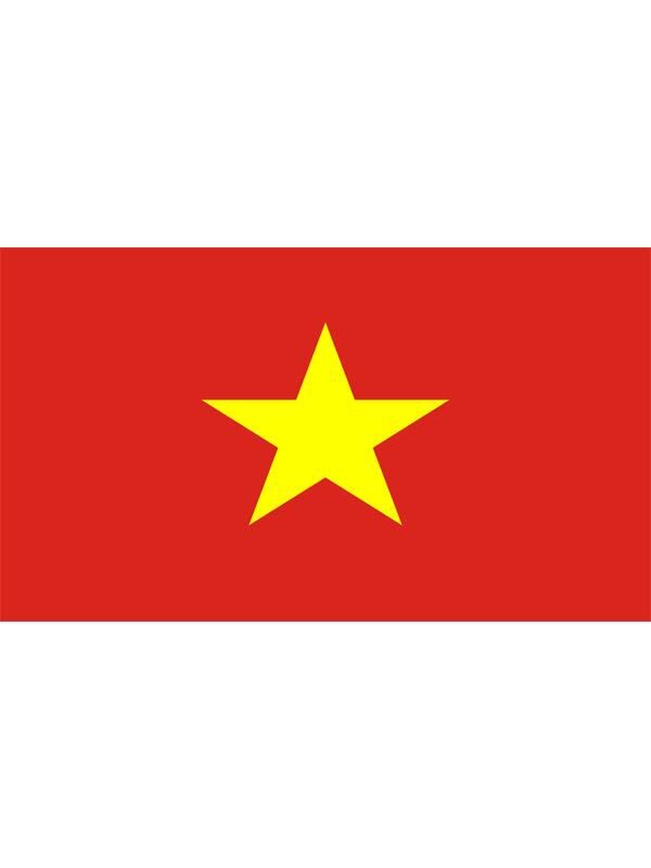 Masa Üstü Vietnam Bayrağı 15x23cm Masa Bayrağı
