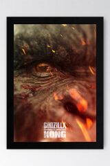 Godzilla vs Kong Çerçeveli Tablo - Film Posteri Tablo
