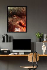 Godzilla vs Kong Çerçeveli Tablo - Film Posteri Tablo