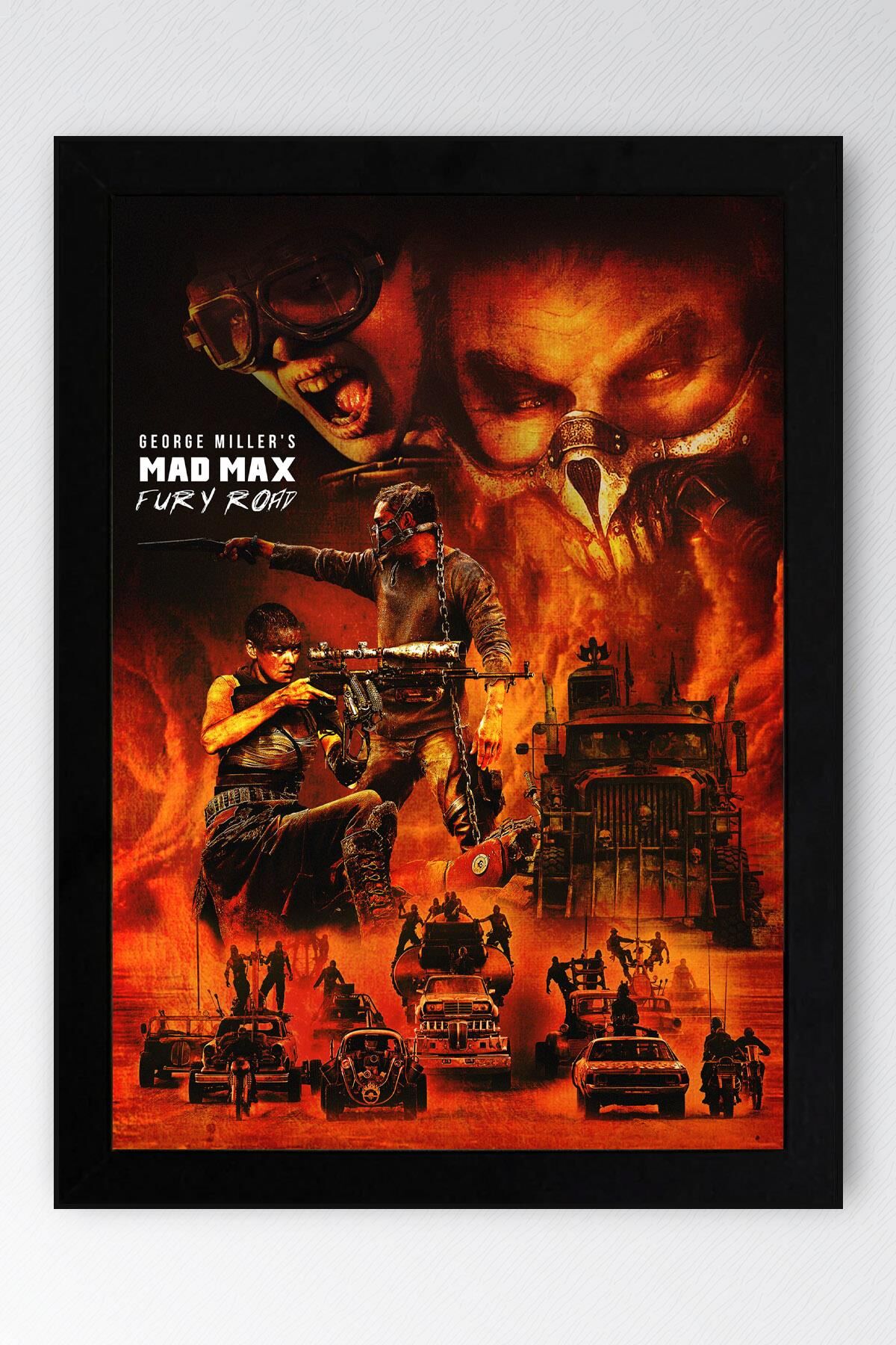 Mad Max Fury Road Çerçeveli Tablo - Çılgın Max Film Posteri Tablo