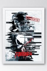 The Punisher Çerçeveli Tablo - Marvel Dizi Posteri Tablo