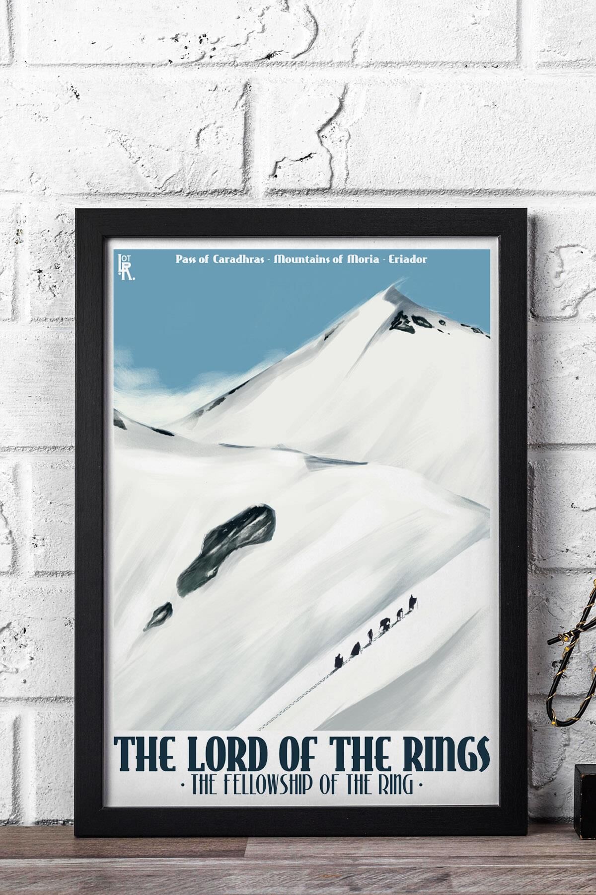 Yüzüklerin Efendisi Yüzük Kardeşliği Çerçeveli Tablo - Film Posteri Tablo