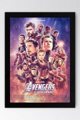 Avengers Endgame Çerçeveli Tablo - Yenilmezler Marvel Poster Tablo