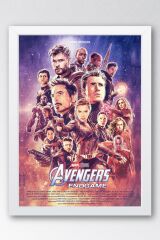 Avengers Endgame Çerçeveli Tablo - Yenilmezler Marvel Poster Tablo