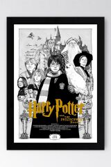 Harry Potter ve Felsefe Taşı Çerçeveli Tablo - Film Posteri Tablo