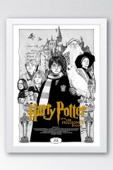 Harry Potter ve Felsefe Taşı Çerçeveli Tablo - Film Posteri Tablo
