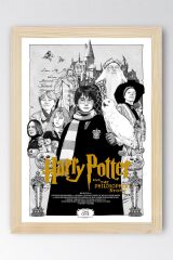 Harry Potter ve Felsefe Taşı Çerçeveli Tablo - Film Posteri Tablo